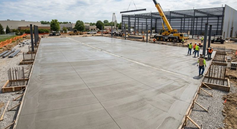 Commercial Slab Installation in Fort Wayne, IN