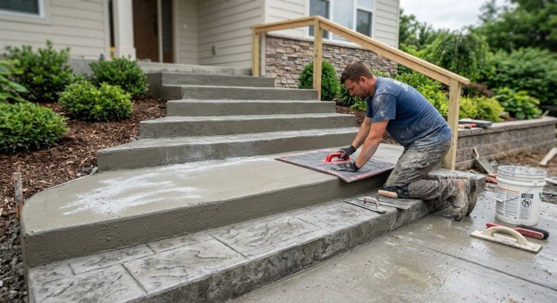 Concrete Stairs Installation Service